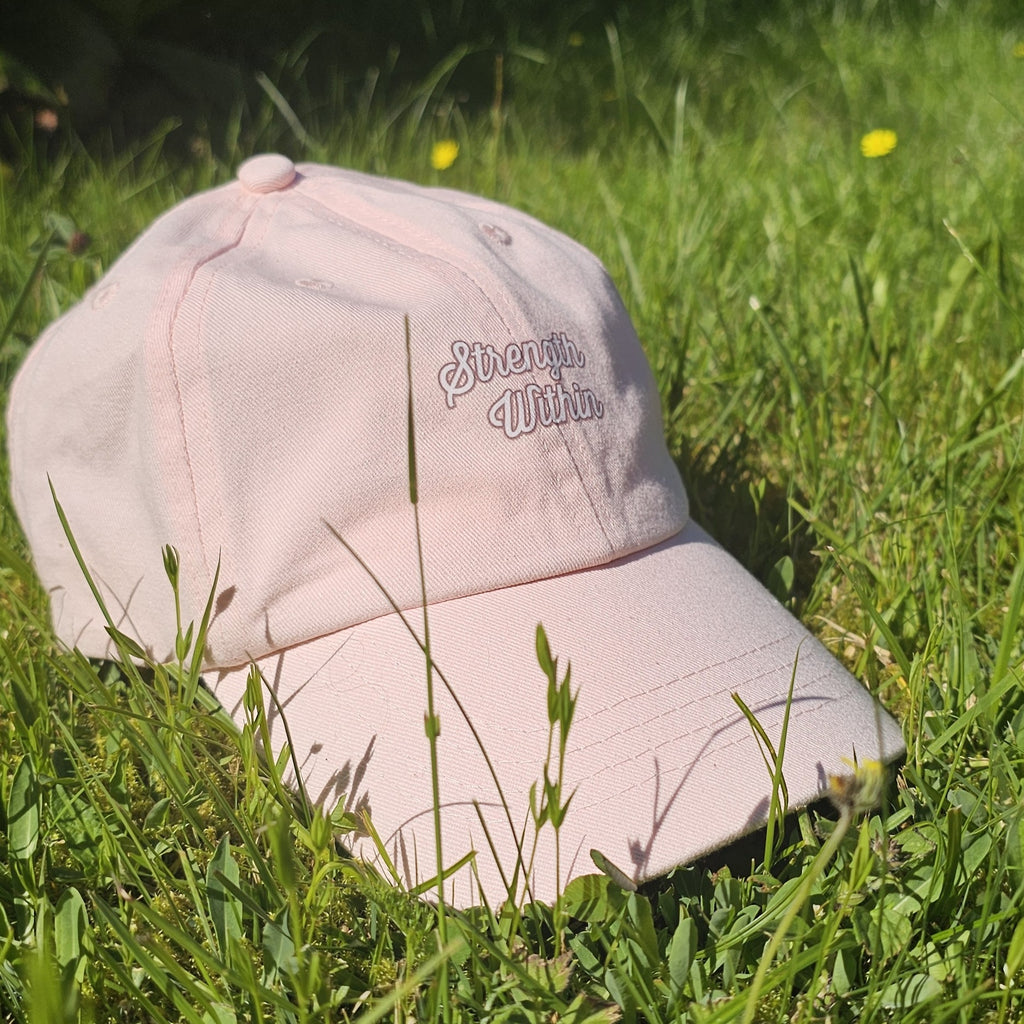 Pastel Pink Strength Within Cap