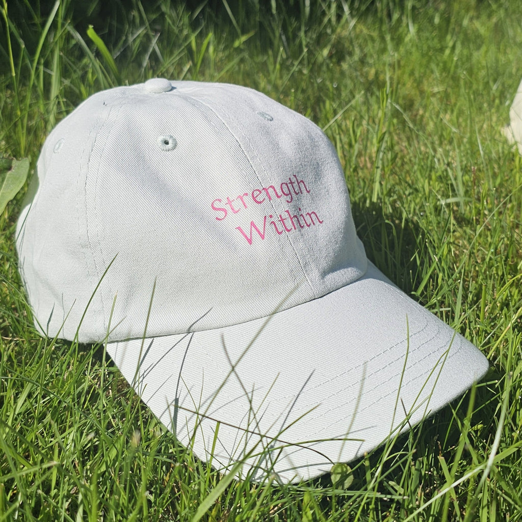 Pastel Green Strength Within Cap