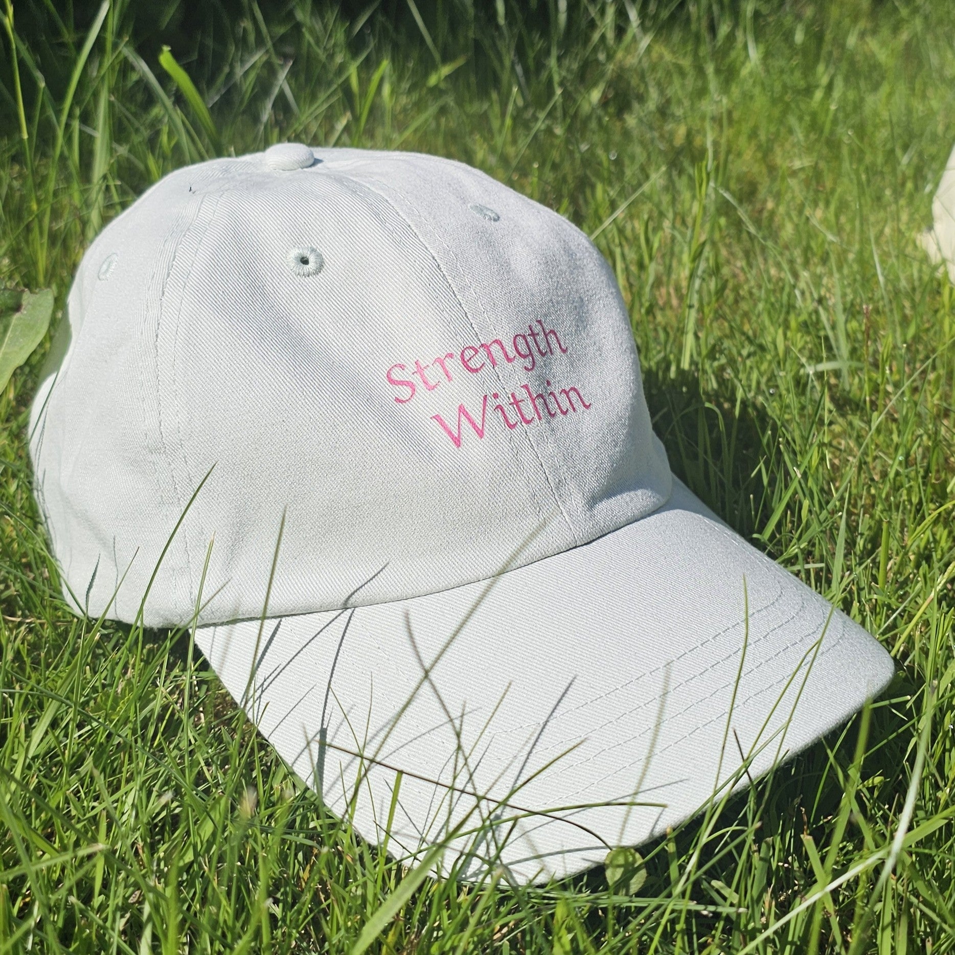 Pastel Green Strength Within Cap