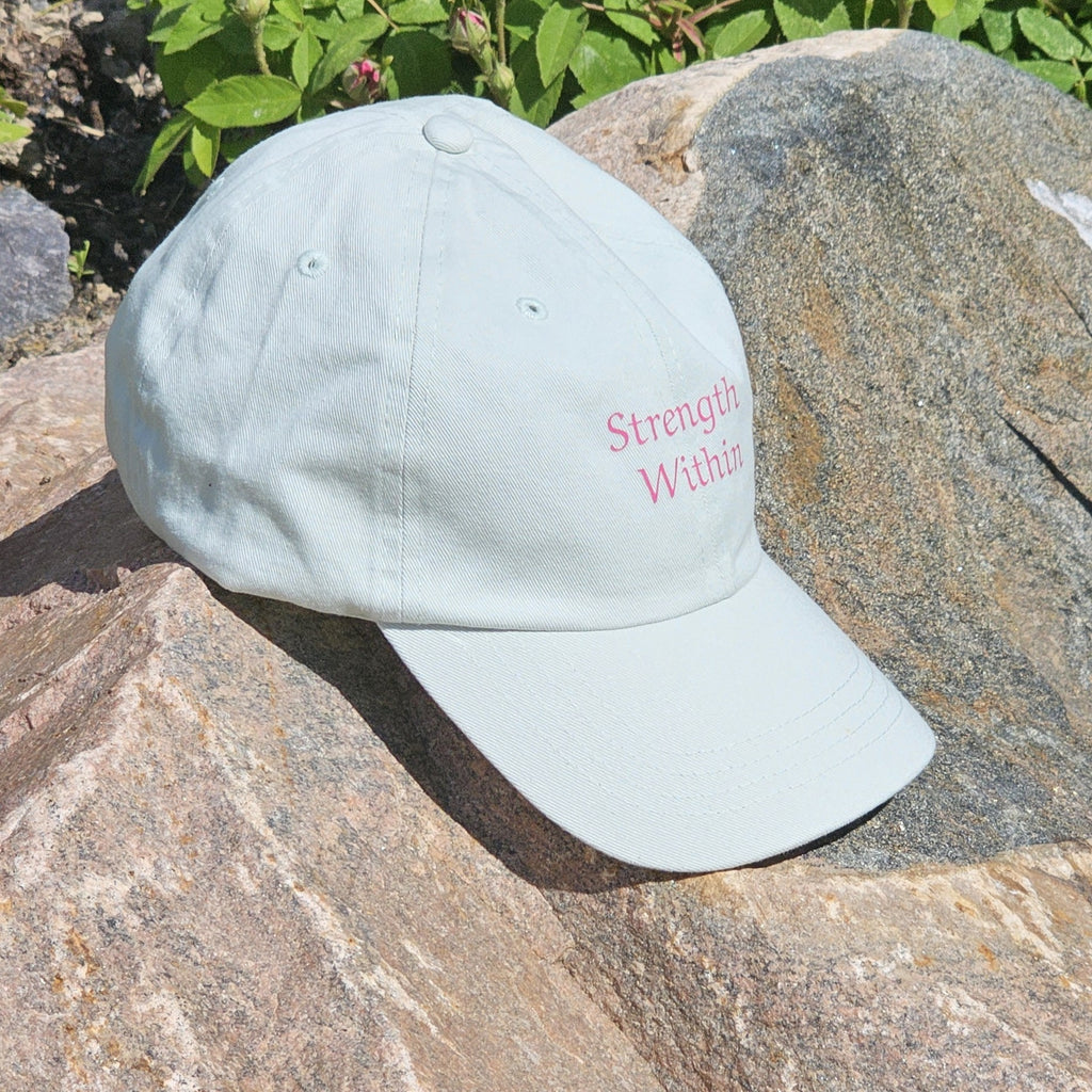 Pastel Green Strength Within Cap