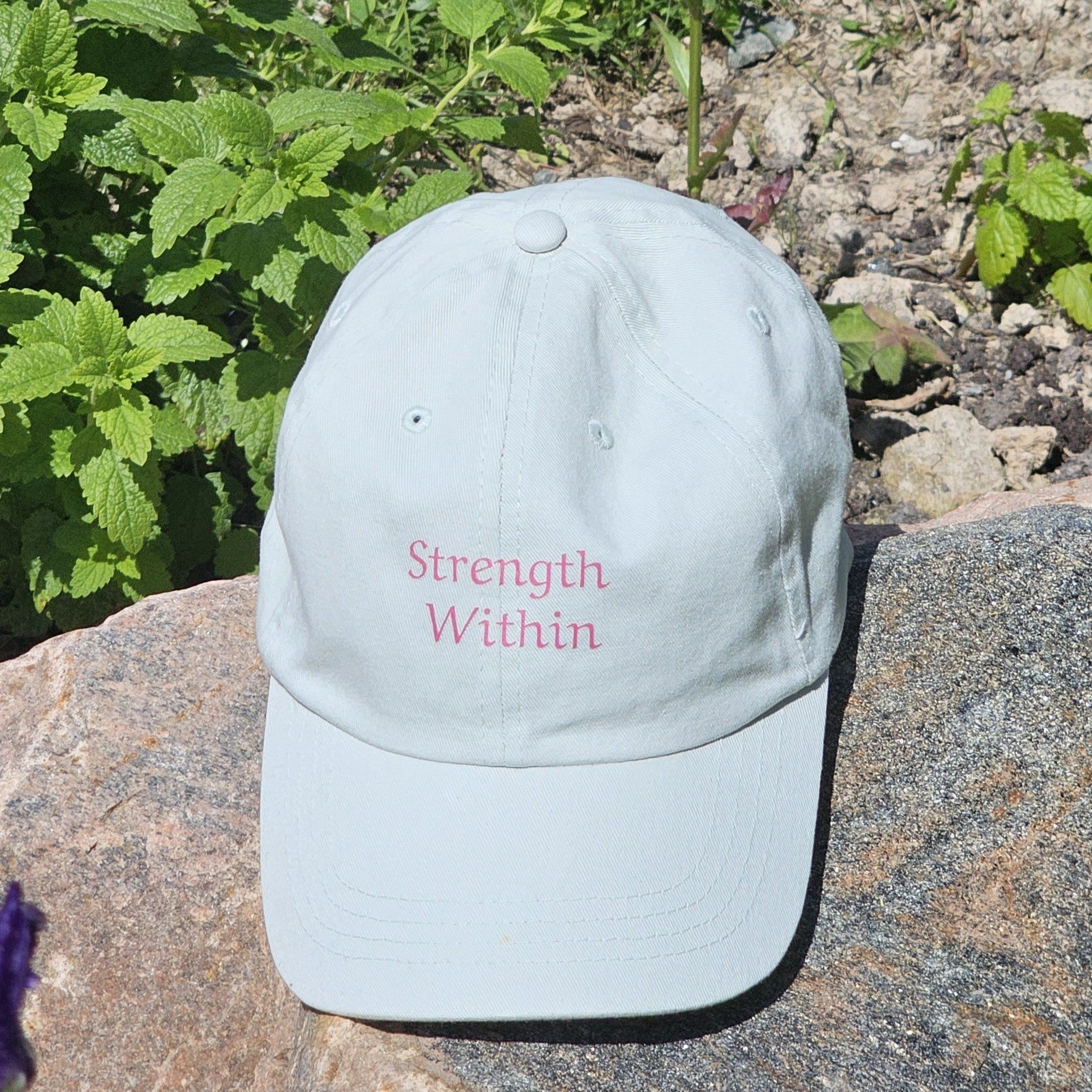 Pastel Green Strength Within Cap