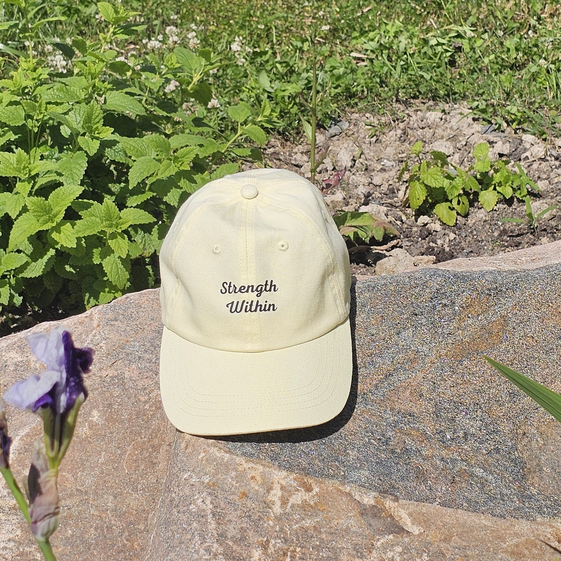 Pastel Yellow Strength Within Cap